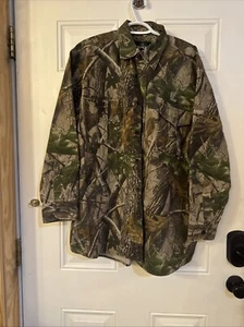 Red Head Hunting Gear Bass Pro Shops Camouflage Button Up Long Sleeve Shirt XL - Picture 1 of 5