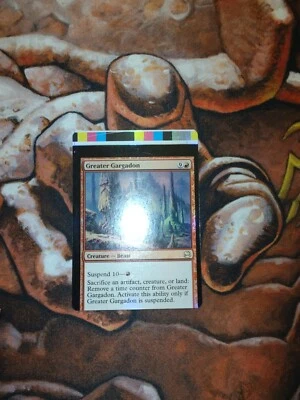 FOIL NFC Miscut Greater Gargadon Modern Masters MTG Magic the Gathering - Image 1 of 2