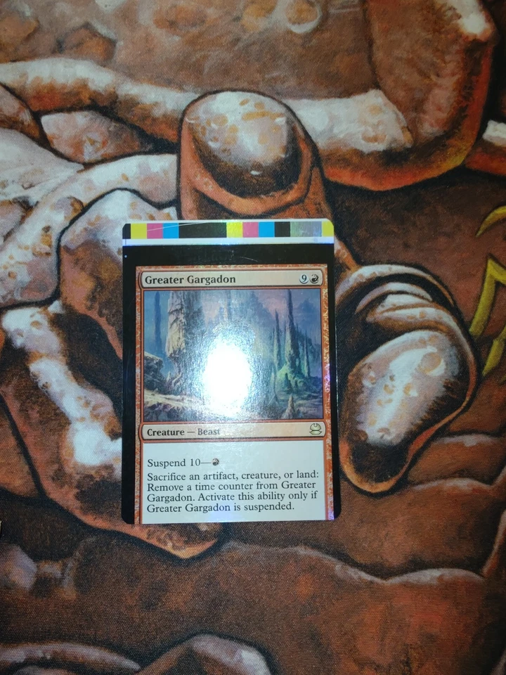 FOIL NFC Miscut Greater Gargadon Modern Masters MTG Magic the Gathering - Image 1 of 2