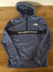 THE NORTH FACE AMPERE QUARTER-ZIP HOODIE Youth Large 14/16 Grisaille Purple - Picture 1 of 4