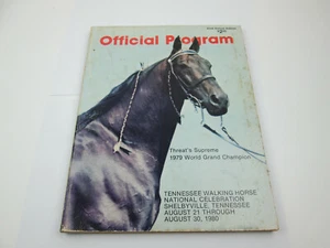 Vintage 1980 August Tennessee Walking Horse Official Program 42 Annual Supreme - Picture 1 of 9