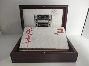 2011 Canada Post Official First Day Cover Collection w/ Wooden Box - Picture 1 of 6