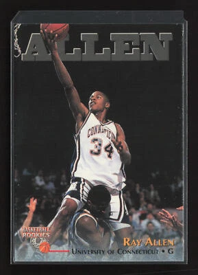 1996 Score Board Rookies #5 Ray Allen Connecticut Huskies - Image 1 of 2