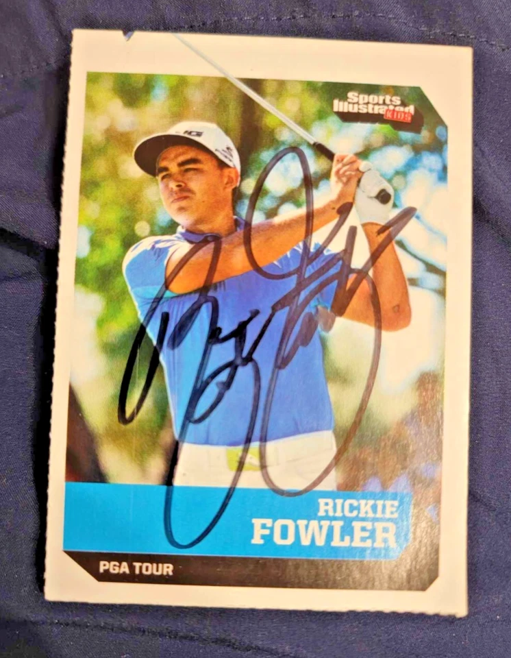Rickie Fowler Signed Autographed Sports Illustrated For Kids Rookie RC Card  - Image 1 of 1