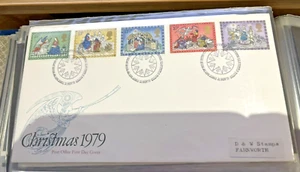 GB 1978 CHRISTMAS FDC FIRST DAY COVER - Various Postmarks - Picture 1 of 3
