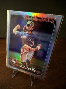 BO BICHETTE 2024 Topps Series 2 #563 RAINBOW FOIL Toronto Blue Jays - Picture 1 of 2