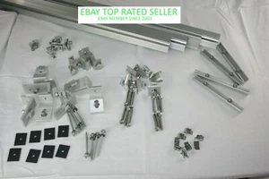 Solar Rail kit to mount 6 panels w/ clamps & L brackets and with 7.3 ft rails - Picture 1 of 5