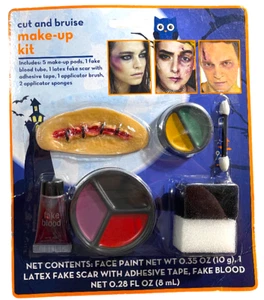 Halloween Cut and Bruise Make-up Kit, Halloween Cosmetics Set 9z - Picture 1 of 1