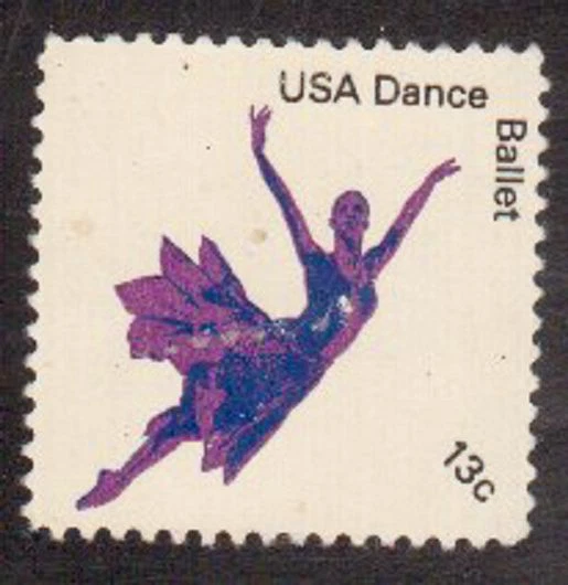 Scott #1749...13 Cent...Dance/Ballet....4 Stamps - Image 1 of 1