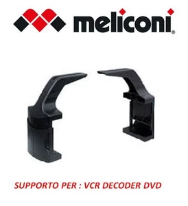 MELICONI SPACE SYSTEM LINK - BOX NERO - 480015 SUPPORTO ADD. DVD - DECODER - VHS - Foto 1 di 1