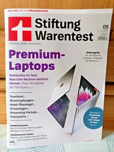 Stiftung Warentest 05 / 2025 Mai Elektrogrill Laptop Notebook Versand kostenlos - Bild 1 von 1