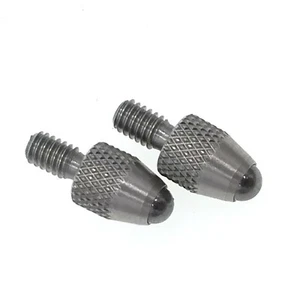 2 Pcs Carbide Ball Tip Contact Point For Digital Dial Indicator 4-48 UNF Thread - Picture 1 of 5