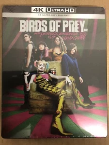 Birds Of Prey (4K UHD & Blu Ray) Steelbook, DC, Italy Import, NEW & SEALED - Picture 1 of 6