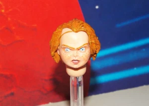 CABEZA DE FIGURA DE ACCIÓN DE JUEGO INFANTIL CHUCKY ""CARA ENOJADA"" (NECA) - Imagen 1 de 5