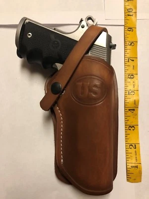 Colt Rock Island Arsenal Taurus Remington 45 Model 1911 Western Leather Holster - Image 1 of 3