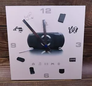 PSP WALL CLOCK 12x12 PlayStation portable system and accessories clock RARE Sony - Picture 1 of 11