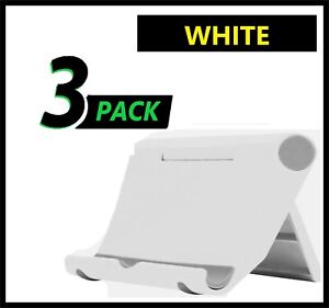 3 Pack Cell Phone Stand Foldable Desk Holder Mount Dock Cradle for iPhone Tablet