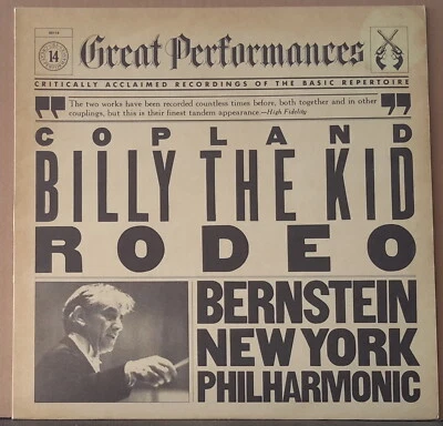 CBS 60114 ED 1 HOLLAND 1981 COPLAND - BILLY THE KID / RODEO BERNSTEIN - Image 1 of 3