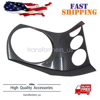 For Nissan 350z Manual 2003-2005 Carbon Fiber Effect Interior Shift Frame Cover - Image 1 of 4