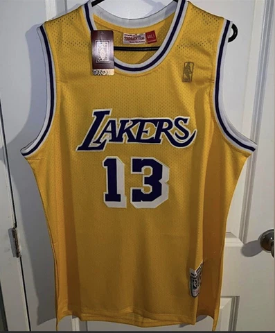 NWT Lakers Throwback NBA Basketball Jersey 1971-1972 Wilt Chamberlain Mens Large Cover