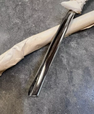 Pair (2) 1968 Oldsmobile Cutlass Quarter Panel Moldings Polished Stainless L & R - Image 1 of 3