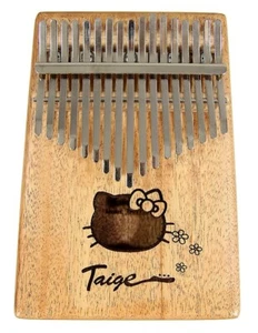 17 keys C tone Taige Solid Mahogany Kalimba MBIRA Thumb Piano TA-Cat - Picture 1 of 6