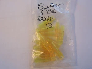 NEW Bohning Super Nox Insert Nocks 2016 Aluminum Arrows Yellow 1 Dozen - Picture 1 of 1
