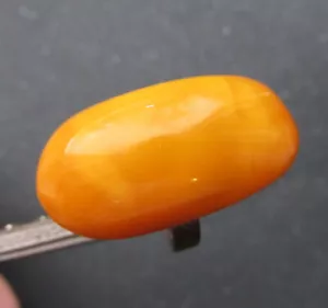 Natural Antique Butterscotch Egg Yolk Baltic Amber Ring 6.6g. - Picture 1 of 5