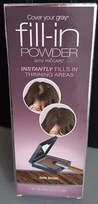 NUEVO Polvo de retoque de raíz marrón oscuro marca Cover Your Gray para viajes Foto 1 de 4