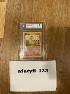 BGS 8 Pokemon German Deutsch Base Glumanda Charmander #46 - Picture 1 of 2