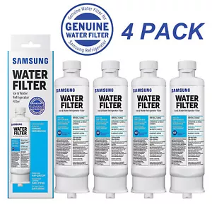 4 PACK Genuine Samsung DA97-17376B HAF-QIN/EXP REFRIGERATOR Water Filter - Picture 1 of 3