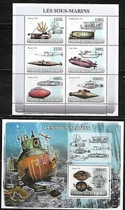 Comoro Islands 997-98 Submarines Mint NH - Picture 1 of 1