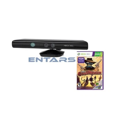 Kinect Xbox 360 Slim Microsoft Originale + Gioco The Gunstringer sensore xbox - Image 1 of 4
