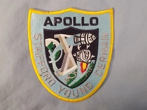 Vintage Apollo X 10 Stafford Young Cernan NASA Space Mission Souvenir Patch - Picture 1 of 2