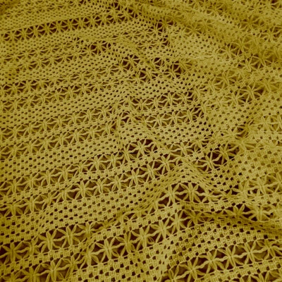 Hollow Knitted Crochet Clothing Accessories Handmade DIY Lace Sewing Fabric 90CM - Image 1 of 4