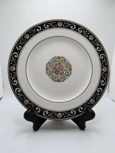 Vintage 1980s Wedgwood Runnymede Salad Dessert Plate 8" Bone China Blue White - Picture 1 of 6