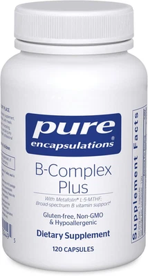 Pure Encapsulations B-Complex Plus - Vitaminas B 120 unidades (Pack de 1) Foto 1 de 4