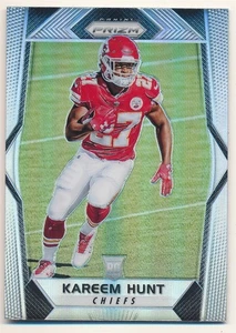 KAREEM HUNT 2017 PANINI PRIZM #253 RC ROOKIE SILVER PRIZMS CHIEFS RARE MINT SP - Picture 1 of 2