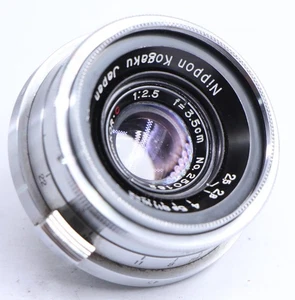Nikon w-nikkor C 3.5cm F2.5 35mm Lens S For s2 s3 Nippon Kogaku Japan Reas Well - Picture 1 of 20