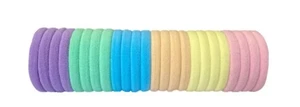 24 piezas bandas elásticas fuertes para el cabello suaves sin enganches mujeres niñas etc. banda para el cabello - Imagen 1 de 2