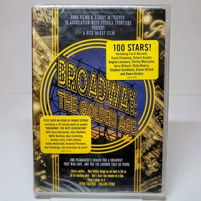 Broadway: The Golden Age (DVD, 2004) Sondheim, Orbach, Lansbury, LuPone NEW - Image 1 of 4