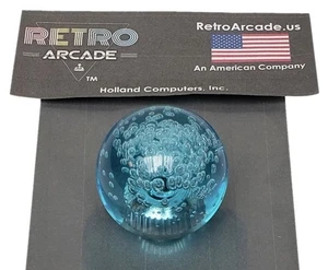 Arcade Joystick Crystal Light Up Ball Top - BLUE, by RetroArcade.us - Picture 1 of 1