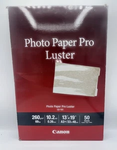 Canon Fotopapier Pro Luster LU-101 13x19 A3+ 50 Blatt 10,2 Mil 69lbs - Bild 1 von 2
