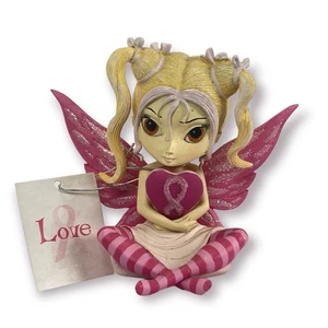 Jasmine Becket Griffith The Magic of Hope Collection - Breast Cancer Love Fairy - Picture 1 of 3