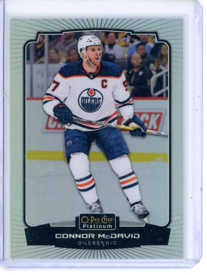 2022-23 O-Pee-Chee Platinum Connor McDavid 97 Rainbow Edmonton Oilers - Image 1 of 1