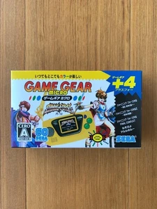 NEW Unopened Sega Game Gear Micro Mini Yellow 4 collection Games Preloaded JPN - Picture 1 of 6