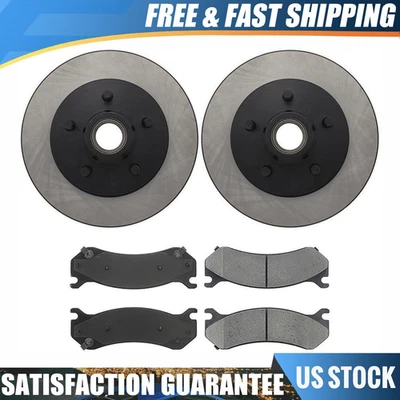 Centric Front Brake Pads and Rotors Set of 3X Set Fits GMC Yukon 5.3L 2000 - Изображение 1 из 4