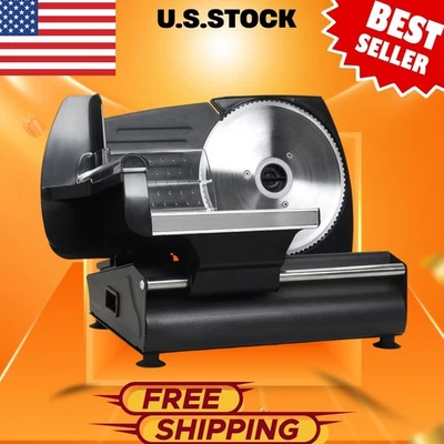 Fatiador de carne elétrico EMT-625B 7,5" com espessura ajustável, preto - Imagem 1 de 4