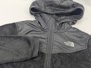 The North Face Oso Hoodie Fleece Jacket Women Medium Black Full Zip Pockets - Picture 1 of 12