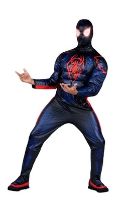 Fantasia Jazwares Spider-Man Across The Spider Verse Miles Morales - adulto M 28-32 - Imagem 1 de 4